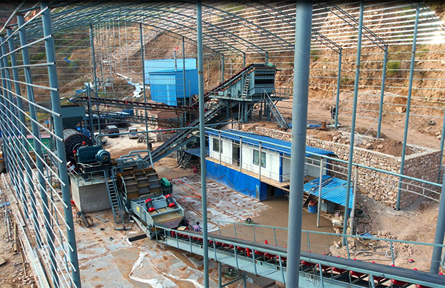 300噸花崗巖制砂生產(chǎn)線